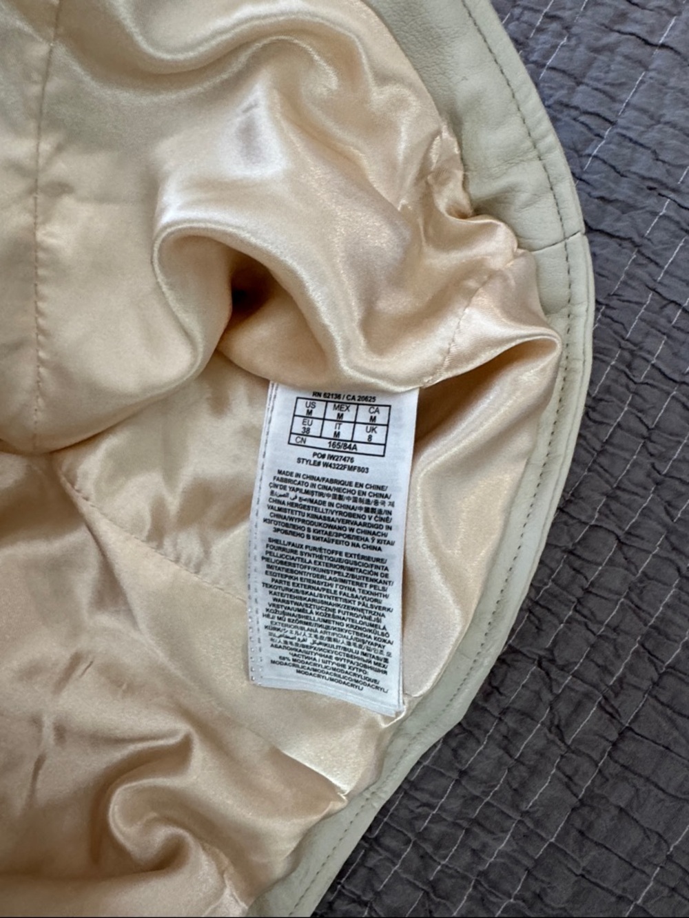 Guess Leather & Fur Moto Style Vest - Picture 4 of 4